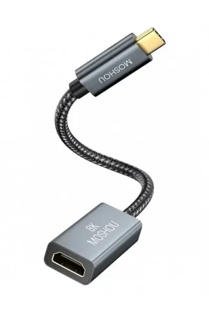 Adaptateur HDMI 2.1 Femelle vers USB-C Mâle 8K HDR 20cm | Fin de série
