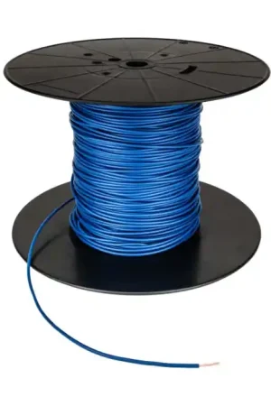Satisfait ou remboursé | MUNDORF ACS1250BU ANGELIQUE Fil de Câblage Cuivre / Argent / Or 2.5mm² Bleu
