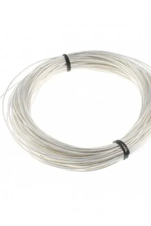 Coup de cœur | Fil de Câblage Cuivre OCC Plaqué Argent Gaine PTFE 0.2mm² Ø1.1mm Transparent
