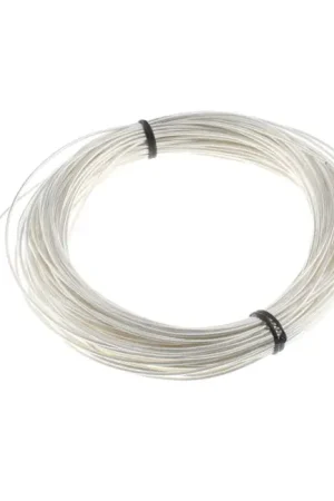 Fil de Câblage Cuivre OCC Plaqué Argent Gaine PTFE 0.5mm² Ø1.4mm Transparent - Prix usine