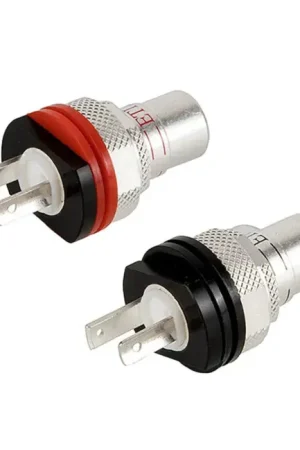 ETI FS-08 Embases RCA Argent pur (La paire) - Expédition immédiate