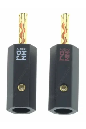 Déstockage - RAMM AUDIO 20100GT Fiche banane BFA Ø8mm (La paire)