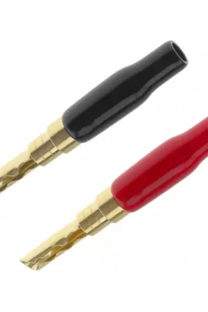 ATOHM WT-MB53-G Fiches Banane Plaquée Or 24k Ø5mm (La paire) - Meilleure vente