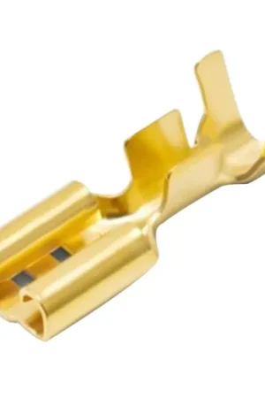 WBT-0655 Cosse Plate Femelle Isolée alliage de Cuivre Plaquée Or 24k 6.3mm (x10) | Achetez dès maintenant