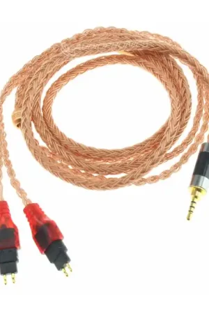 Se termine bientôt - Câble Casque Symétrique Jack 2.5mm vers Connecteurs 2 Broches Sennheiser Cuivre Pur OCC 3m