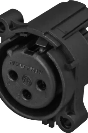 NEUTRIK NC3FAAH-0 Embase XLR 3 Pôles Femelle Plaqué Or pour PCB | Bon plan