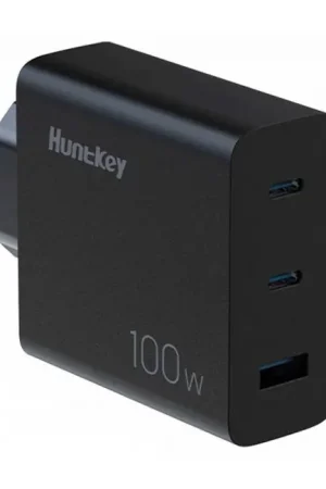 HUNTKEY P100 Adaptateur Secteur GaN USB-C USB-A | Excellente qualité