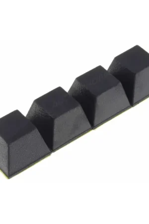 Dernières pièces - 3M Pieds Polyuréthane 20x14mm Noir (Set x4)