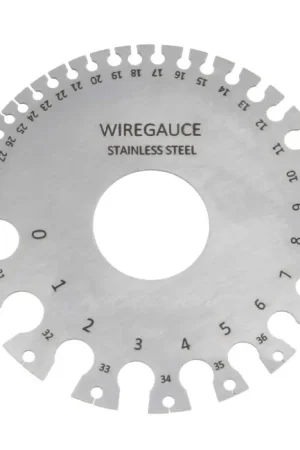 Outil règle de mesure diamètre et AWG en Acier Inoxydable | Prix mini