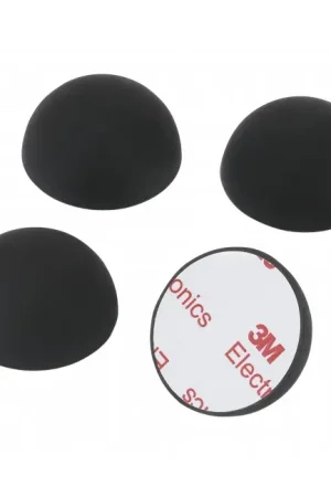 DYNAVOX ED20 Pieds Absorbeurs de Vibrations Élastomères 3M Ø20mm Noir (Set x4) | Remise
