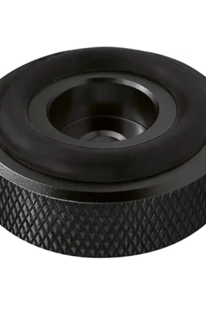 Disponible maintenant - Pied Aluminium Moleté Ø30x10mm Noir (Set x4)
