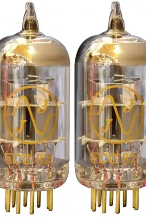Derniers exemplaires | JJ ELECTRONIC ECC82 / 12AU7 GOLD Tube Double Triode (Paire appairée)