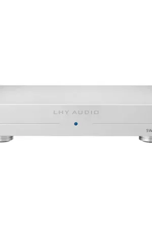 LHY AUDIO SW-6 SPF Switch Réseau 5x RJ45 1x Fibre Optique Argent - Nouveau