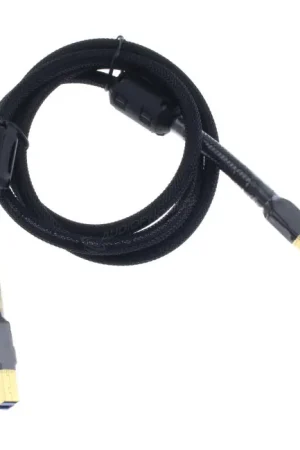 Commandez dès maintenant - Câble USB-A vers USB-B 3.0 Cuivre OFC Blindé Plaqué Or 1.5m