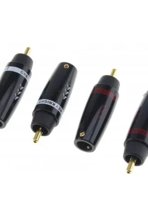 Connecteurs RCA mâles plaqué Or 8.5mm (Set x4) | Disponible maintenant