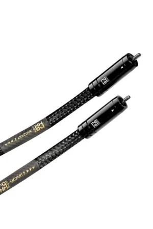 RAMM AUDIO MOZART2 Câbles RCA Cuivre OCC Plaqués Rhodium 1m (La paire) | Envoi rapide