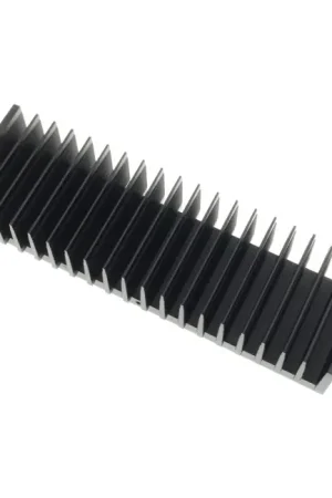Radiateur Dissipateur Thermique Aluminium Anodisé 200x60x40mm Noir | Dernier arrivage