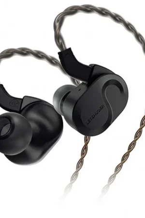 Retour facile | LETSHUOER S08 Écouteurs Intra-Auriculaires Noir