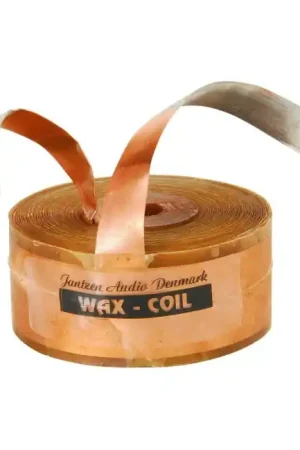 JANTZEN AUDIO WAX COIL 000-8060 Bobine à Ruban Ciré Cuivre 12AWG 0.6mH 0.14 Ohm | Promo exceptionnelle