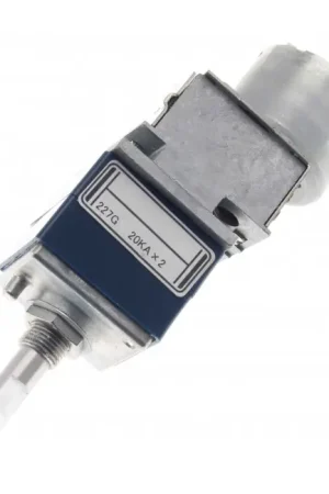 Prix cassé - ALPS RK27 Potentiomètre Stéréo Motorisé Axe Méplat 20 kOhm