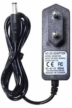Adaptateur Secteur Alimentation pour Pédale d'Effet 9V 1A DC - Disponible