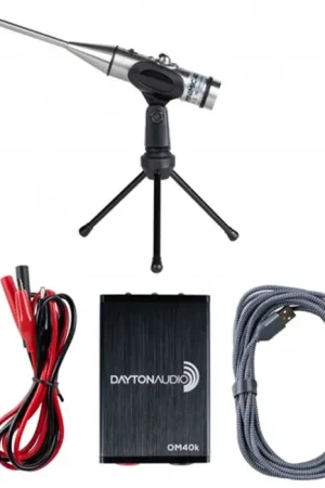 DAYTON AUDIO OMNIMIC 40K Microphone de Mesure de Précision | Qualité professionnelle