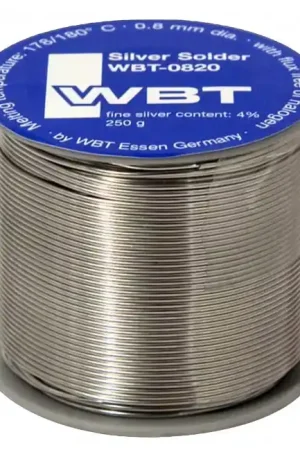 Bien noté | WBT-0820 Étain à Souder Soudure Argent 4% avec Plomb 250g 0.8mm