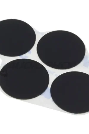Disponible - 3M Pieds Silicone 25x0.5mm Noir (Set x4)