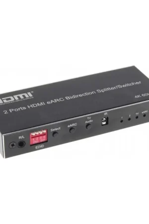 Vente flash | Sélecteur HDMI / Splitter eARC 4K 60Hz HDMI 2x1 eARC 1x2 vers Optique Toslink / Coaxial
