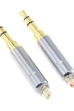 Adaptateurs Casque / IEM CIEM 0.78mm Femelle vers Jack 3.5mm Mâle Plaqué Or (La paire) | Tout juste ajouté