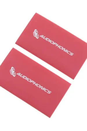 Prix promo - AUDIOPHONICS Gaines Thermorétractables pour Câbles Ø18mm Rouge (x2)