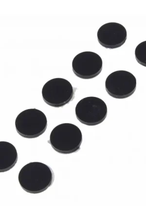 3M Pieds Silicone 12x2mm Noir (Set x10) | Prix mini