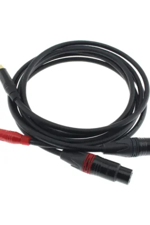 Déstockage - AUDIOPHONICS WIRE Câble de Modulation RCA Mâle vers XLR Femelle 3m (La paire)