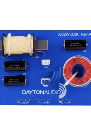 Prix réduit - DAYTON AUDIO XO2W-3.5K Filtre Crossover Enceinte 2 Voies 3500Hz