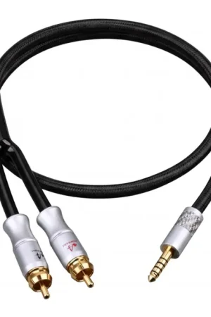 ATAUDIO AT-K005 Câble de Modulation Jack 4.4mm vers 2x RCA Mâles 75cm - Promo exceptionnelle