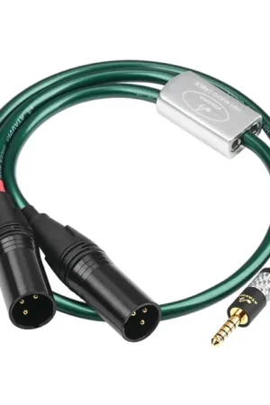 Premium - ATAUDIO AT-K002 Câble de Modulation Jack 4.4mm vers 2x XLR Mâles 75cm