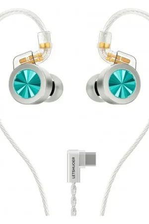 LETSHUOER D02 Écouteurs Intra-Auriculaires USB-C Bleu - Ajoutez au panier