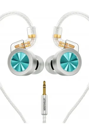 Commandez maintenant - LETSHUOER D02 Écouteurs Intra-Auriculaires Jack 3.5mm Bleu