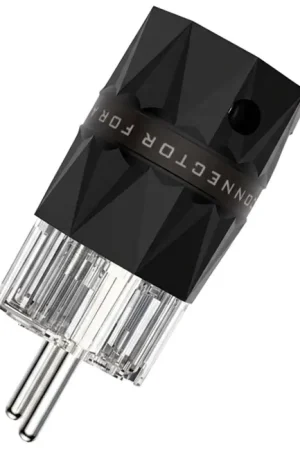 Coup de cœur | VIBORG VE503R Connecteur Secteur Schuko Type E/F Cuivre Pur Plaqué Rhodium Ø19mm