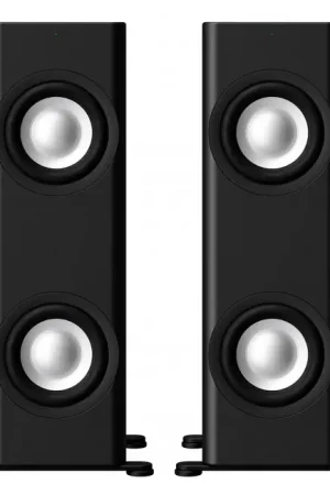 Haute qualité | ASCILAB BX8C Subwoofer Actif Noir (La paire)