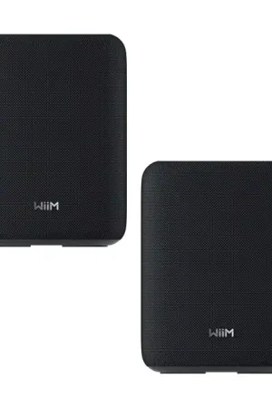 Aujourd'hui seulement - WIIM SOUND LITE TWIN Enceinte Connectée Noir (La Paire)
