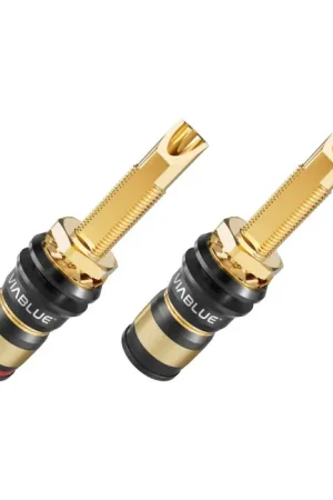 Premium - VIABLUE T8 BINDING POST Borniers Haut-parleurs (La paire)