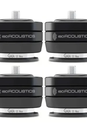 Promotion | ISOACOUSTICS GAIA II NEO Absorbeurs de vibrations Noir (set x4)