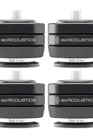 ISOACOUSTICS GAIA III NEO Absorbeurs de Vibrations Noir (set x4) - Offre du jour