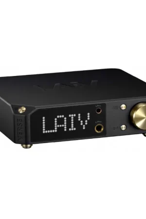 Qualité professionnelle - LAIV CRESCENDO VERSE DAC R2R Amplificateur Casque Noir