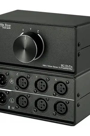 Nouvel arrivage | LITTLE BEAR MC103-PRO Sélecteur de Source XLR