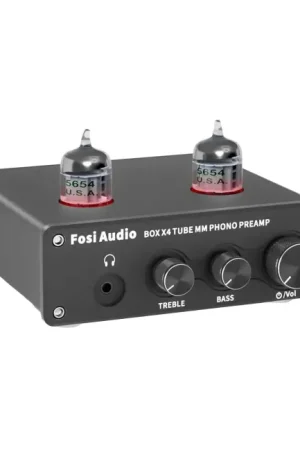 Bon prix | FOSI AUDIO BOX X4 Préamplificateur Phono MM à Tubes