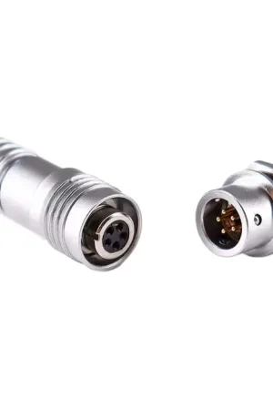 Mini Connecteur Aviation XS6-5P 5 Pôles Plaqué Or 250V 3A Ø4mm | Stock presque épuisé