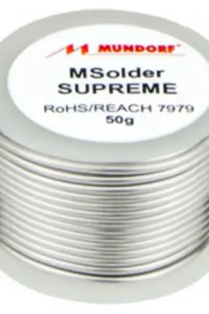 Bon plan - MUNDORF SUPREME MSOL.SUP-050G Étain à Souder 8.5m