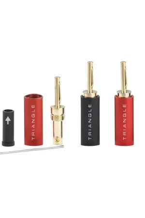 TRIANGLE BP450 Fiches Banane (Set x4) | Vente flash